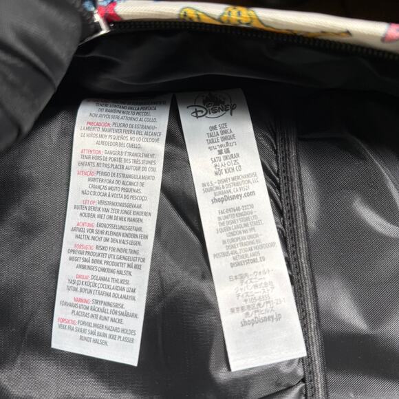 Disney Parks Mickey And Friends All Over Book Bag Back Pack NWT - Picture 5 of 8